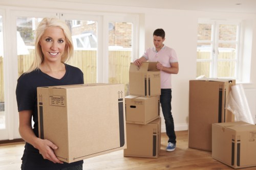 Organised storage space in Clapham for furniture and boxed belongings
