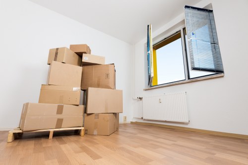 Organized office storage and archive space in Clapham