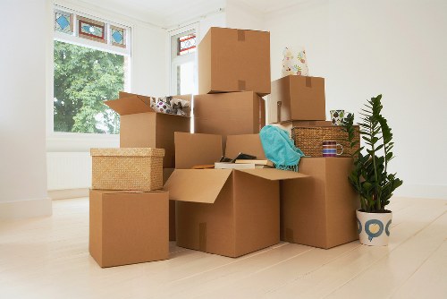 Staff member handling a storage complaint with care