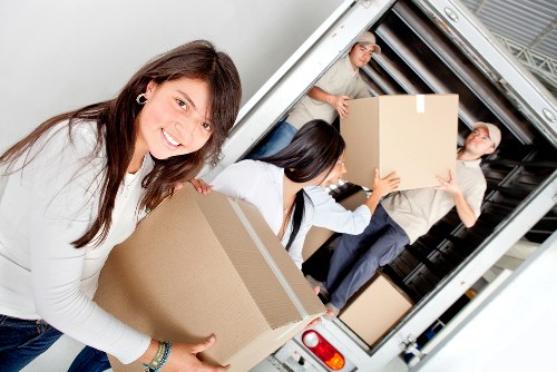 Local movers in Clapham handling a flat move with care